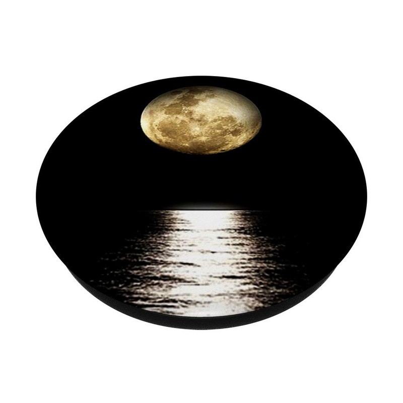 Moon Over Water Pop Socket Collapsible Cell Phone Holder