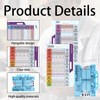 3Pcs ECG or EKG Pocket Ruler Easy to Carry ECG