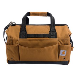 Carhartt Onsite Tool Bag, Durable Water-Resistant, Tool Storage Bag, Heavyweight, 16-Inch 30 Pocket, Carhartt Brown