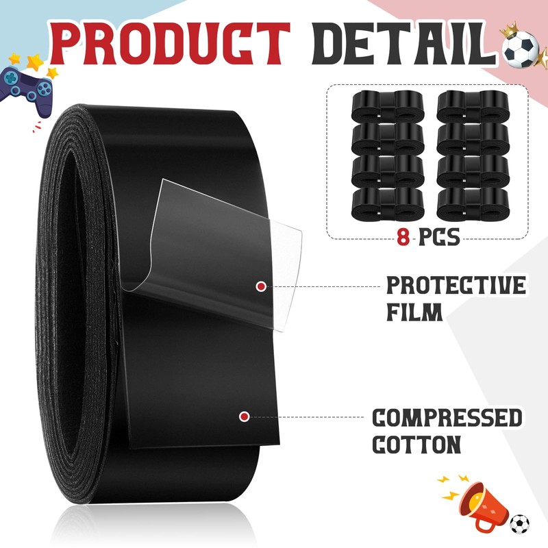 Sonwyoung 8 Pcs Foosball Wraps Foosball Table Parts Foosball Handle