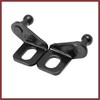 HEROFFIX 2 Pair 10mm Car Ball Studs Mounting Brackets Black