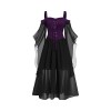 Women's Gothic Punk Style Off-the-shoulder Butterfly Sleeve Easter Cosplay Party