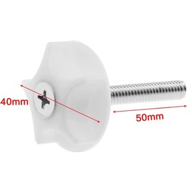 zalati Headboard Bolts 4pcs Headboard Fixings Headboard Bolts Fittings Simple Installation and Firm Fixation for Divan Bed - M8