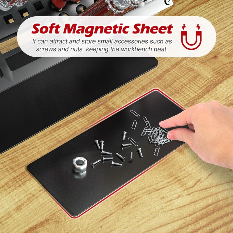 Vilaxing Screwdriver Organizer Holder Screwdriver Storage Rack for Desktop, Angle