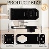 LOPYXBR 2 Packs 4 Inch Cabinet Password Hasp Locks, 105