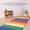 ECR4Kids SoftZone 6-Section Rainbow Runway Activity Mat, Folding Playmat, Assorted