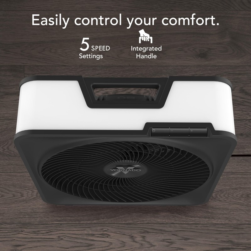 Vornado Model 80 High Velocity Electric Box Fan with Removable