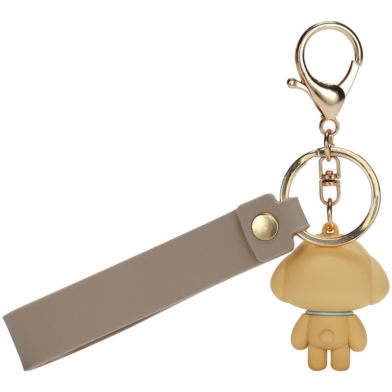 Skater Rubber Keychain with Mascot Pup Pup Puppy TOY POODLE