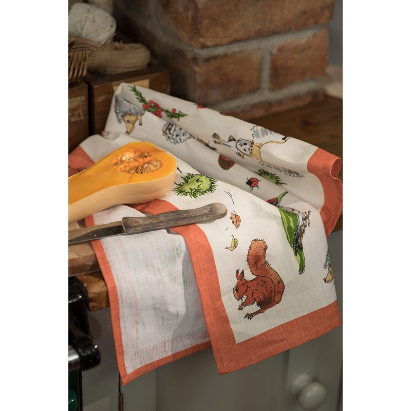 Ulster Weavers Madeleine Floyd Woodland Linen Tea Towel