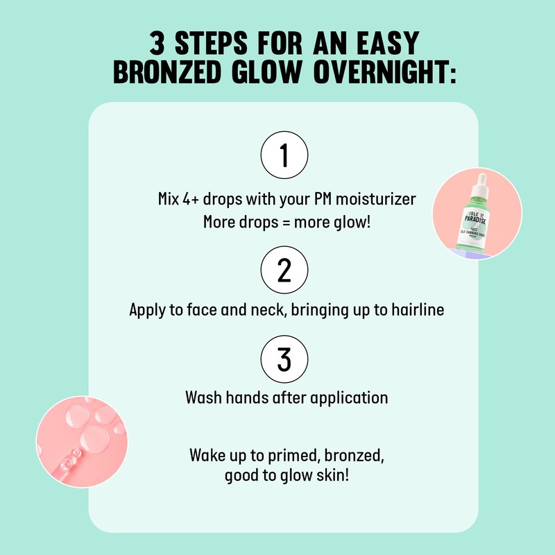 Isle of Paradise Face & Body Self-Tanning Drops, Dark (10ml)