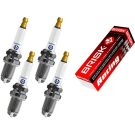 BRISK Premium Racing BOR14LGS 3172 Spark Plugs (Pack of 4)
