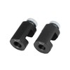 A ABSOPRO 2pcs Matte Black 12mm 14mm Threaded Engine Spark