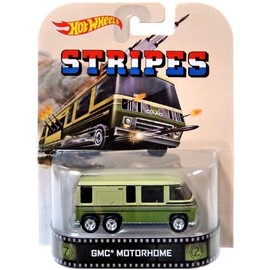 Hot Wheels Stripes GMC Motorhome Die-Cast Retro Entertainment Series by Mattel