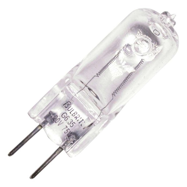 Bulbrite Q75GY6/120 120-Volt Halogen JC Type Line Voltage GY6 Bulb, 75-Watt