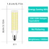 hekmazon E11 Led Light Bulb 10W 100W Halogen Equivalent Daylight
