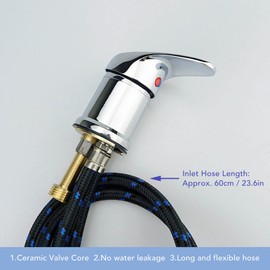 Shampoo Bed Faucet,ANGGREK Salon Shampoo Basin Faucet Mixing Valve Professional Shampoo Bowl Faucet Hose for Shampoo Bed