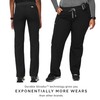 FIGS Kade Cargo Scrub Pants for Women - Black, 2XL