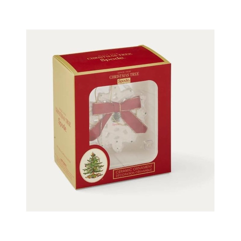 Spode Snowflake Christmas Tree Decoration