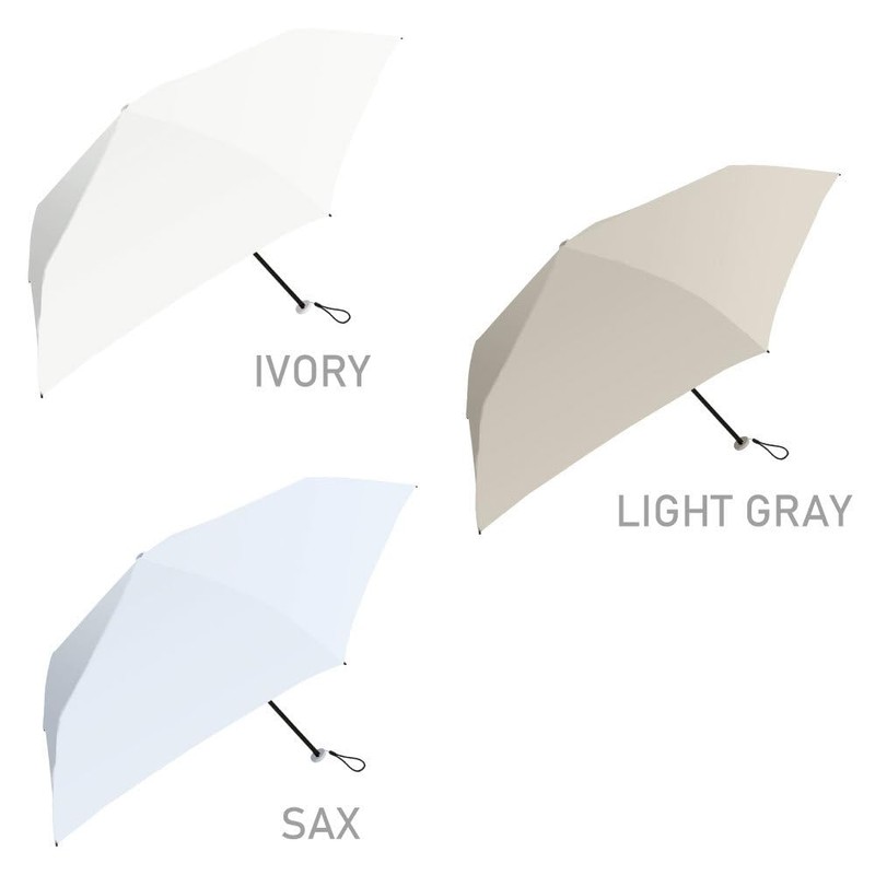 Nakatani AMANE 834-007 Folding Umbrella, For Rain or Shine, UV