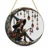 Moonlight Witch Acrylic Sun Catcher – 8-Inch Stained Glass Style