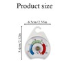 Tabanzhe Fridge Thermometer-2PCS Freezer Thermometer 54MM Freezer Thermometer with Hanging