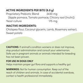 CRUMPS NATURALS Gutsy-Balance Bites 10oz/284g, Dog Treats,Supplements