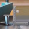 Woodworking Height Gauge, Metric Adjustable Depth Gauge, Aluminum Alloy Height