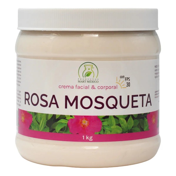 Crema De Rosa Mosqueta Anti-edad Con Filtro Solar (1 Kilo)