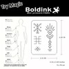 Boldink Tattoo Stickers Permanent Jagua Tattoos Set of 2 2
