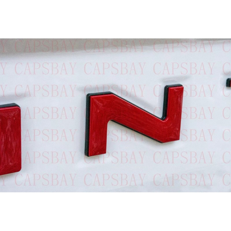 BEST HOT TX Red Black Raised Tailgate Letters for 2022