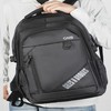 Backpack office worker casual college student laptop new semester travel student gray