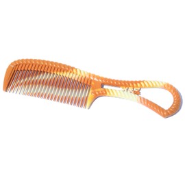 Mini Wide Side Hair Care Tooth Comb with Handle Portable for Travel