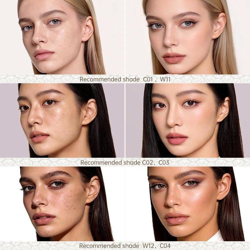CATKIN Panda Land Air Cushion Foundation with Full Coverage, Breathable,