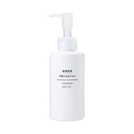 Muji 15252589 Sunscreen Milk for Sensitive Skin SPF27 150ml