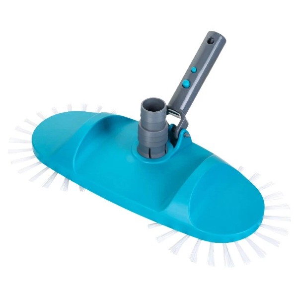 Unbranded Mainstays Teal & Gray Pool Vacuum with Rotative Brushes