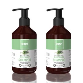 Ican London Rosemary Volumizing Hair Shampoo, 300ml, Set of 2