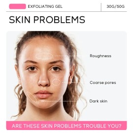 Gel Exfoliante Facial Quarxery Purificante 50 G Todo Tipo De Piel Día/noche
