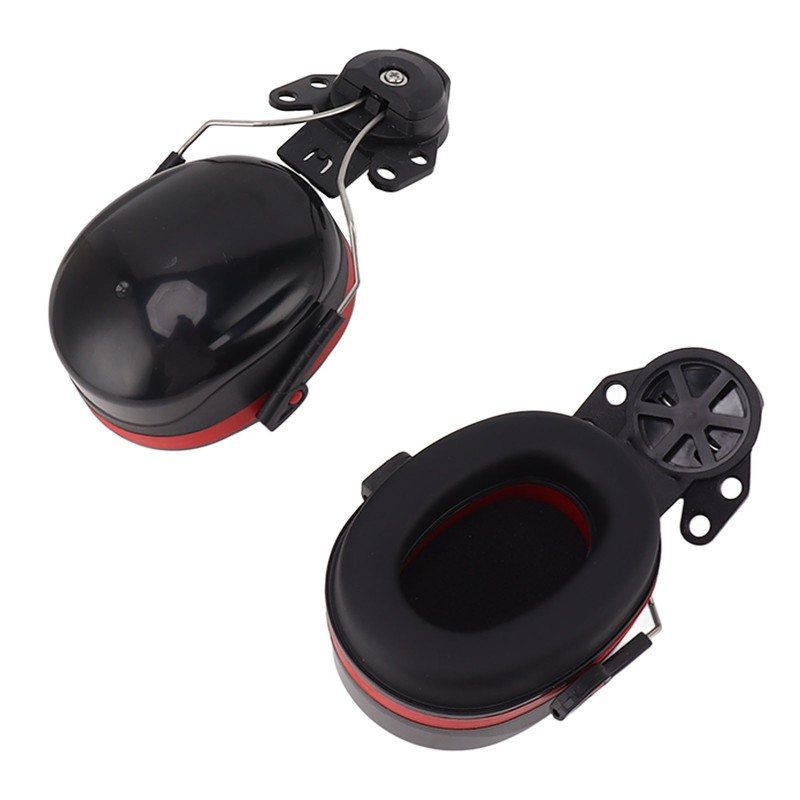 Hard Hat Earmuffs Noise Blocking Hearing Protection Adjustable Helmet Ear