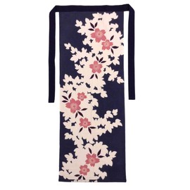 Edo-Ten Ecchu Loincloth (Loincloth), Made in Japan, 100% Cotton, Tenugui Pattern, Stylish, Japanese Pattern, Men's, One Size Fits Most, Plant, Sakura (navy cord)