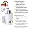 WENKO Turbo-Loc® Quadro Soap Dispenser, No Drilling Required, Liquid Soap