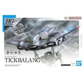 Bandai Spirits HG Mobile Suit Gundam Witch of Mercury Tick Balan, 1/144 Scale, Color-Coded Plastic Model