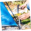 Kisangel Camping Tent Stakes 10 Pack Steel Ground Nails Large