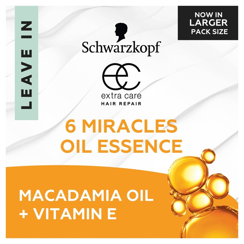 Schwarzkopf Extra Care 6 Miracles Oil Essence, Hair Oil, Deep