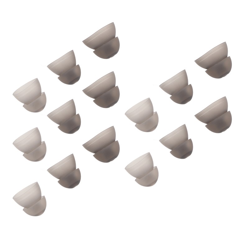15pcs Hearing Amplifier Ear Plugs 2 Layers Silicone Soft Round