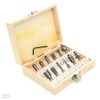 Falon Tech FT1212 Router Milling Set 12 Pieces in Wooden