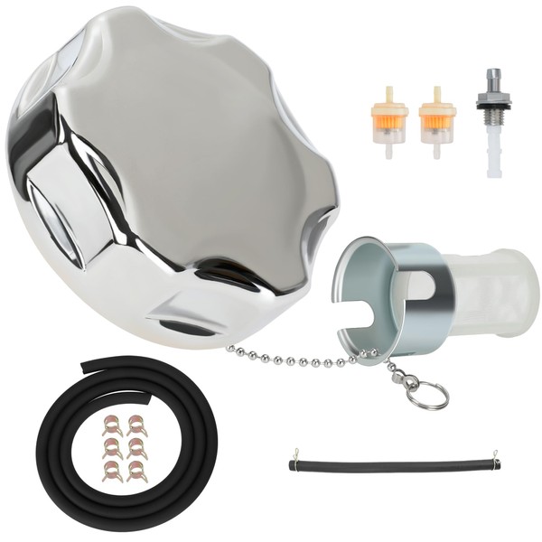 CILOYU Metal Gas Fuel Tank Cap w/Chain Compatible with Predator