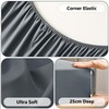 AR Ware Fitted Bed Sheet Microfibre 25cm Depth Super Soft