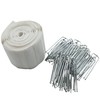 ZERONOWA Handmade Curtain Curtain Tape with Hooks (Curtain Tape 6m/30
