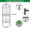 SCENDOR Heavy-Duty Metal Garden Trellis for Climbing Plants, 59" H