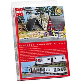 Busch 1441 Houseboat, Vehicle, White